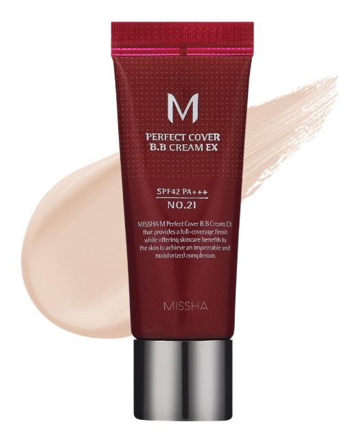 MISSHA M Perfect Cover BB Cream EX no.21 (Light Beige) SPF42/PA+++ (20ml) 2