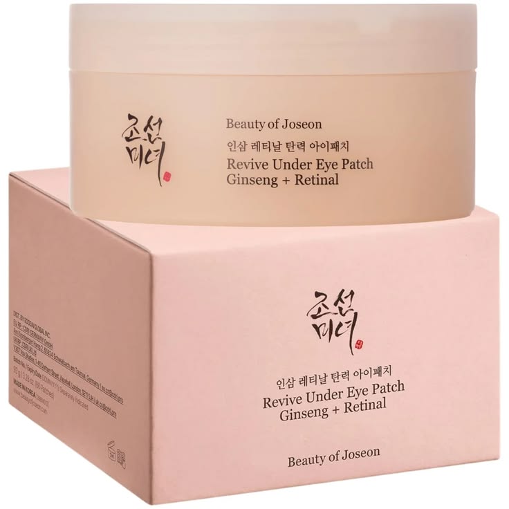 Beauty of Joseon Revive Under Eye Patch: Ginseng + Retinal (93g / 60pads)